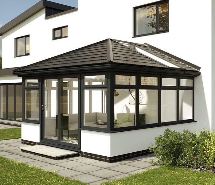 Anthracite roof system